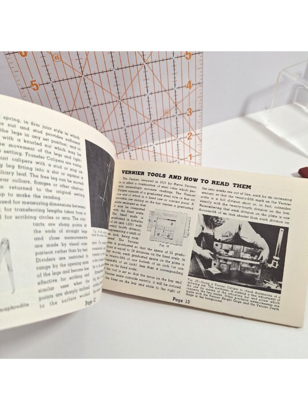 The Tools And Rules For Precision Measuring Starrett Tool Booklet 1953 - Picture 13 of 16